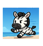 海のシマウマ@SFW（個別スタンプ：29）