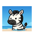 海のシマウマ@SFW（個別スタンプ：32）