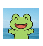海のカエル@SFW（個別スタンプ：1）