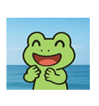 海のカエル@SFW（個別スタンプ：10）