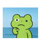 海のカエル@SFW（個別スタンプ：18）
