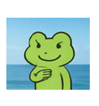 海のカエル@SFW（個別スタンプ：25）