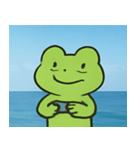 海のカエル@SFW（個別スタンプ：28）
