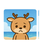 海のシカ@SFW（個別スタンプ：3）