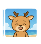 海のシカ@SFW（個別スタンプ：6）
