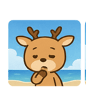 海のシカ@SFW（個別スタンプ：7）
