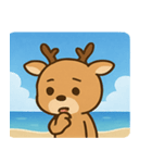 海のシカ@SFW（個別スタンプ：8）