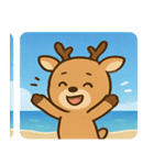 海のシカ@SFW（個別スタンプ：10）