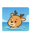 海のシカ@SFW（個別スタンプ：12）