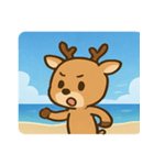 海のシカ@SFW（個別スタンプ：13）