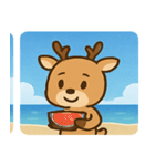 海のシカ@SFW（個別スタンプ：14）