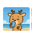 海のシカ@SFW（個別スタンプ：15）