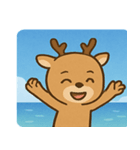 海のシカ@SFW（個別スタンプ：17）