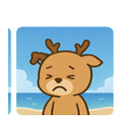 海のシカ@SFW（個別スタンプ：18）