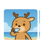 海のシカ@SFW（個別スタンプ：19）
