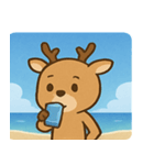 海のシカ@SFW（個別スタンプ：20）