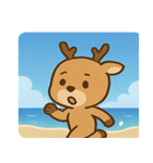海のシカ@SFW（個別スタンプ：21）