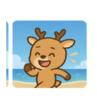 海のシカ@SFW（個別スタンプ：22）