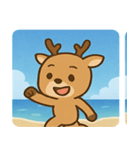 海のシカ@SFW（個別スタンプ：23）