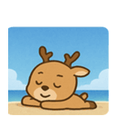 海のシカ@SFW（個別スタンプ：24）