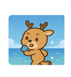 海のシカ@SFW（個別スタンプ：25）