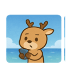 海のシカ@SFW（個別スタンプ：31）