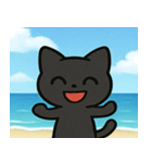 海のクロネコ@SFW（個別スタンプ：2）