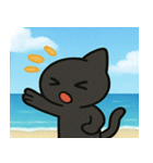 海のクロネコ@SFW（個別スタンプ：5）