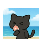 海のクロネコ@SFW（個別スタンプ：13）