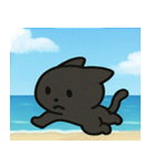 海のクロネコ@SFW（個別スタンプ：15）