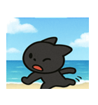 海のクロネコ@SFW（個別スタンプ：16）