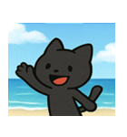 海のクロネコ@SFW（個別スタンプ：18）