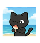 海のクロネコ@SFW（個別スタンプ：22）