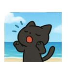 海のクロネコ@SFW（個別スタンプ：27）