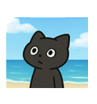 海のクロネコ@SFW（個別スタンプ：29）