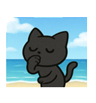 海のクロネコ@SFW（個別スタンプ：30）