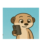 海のミーアキャット@SFW（個別スタンプ：4）