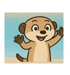 海のミーアキャット@SFW（個別スタンプ：17）