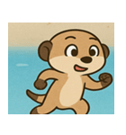 海のミーアキャット@SFW（個別スタンプ：25）