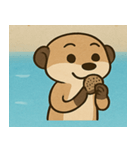 海のミーアキャット@SFW（個別スタンプ：27）