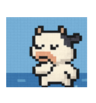 海のピクセルウシ@SFW（個別スタンプ：5）