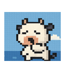 海のピクセルウシ@SFW（個別スタンプ：6）