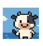 海のピクセルウシ@SFW（個別スタンプ：17）