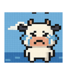 海のピクセルウシ@SFW（個別スタンプ：21）