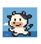 海のピクセルウシ@SFW（個別スタンプ：27）