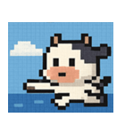 海のピクセルウシ@SFW（個別スタンプ：29）