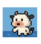 海のピクセルウシ@SFW（個別スタンプ：30）