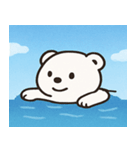 海のシロクマ@SFW（個別スタンプ：31）