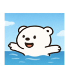 海のシロクマ@SFW（個別スタンプ：32）