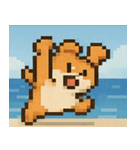 海のピクセルハムスター@SFW（個別スタンプ：27）